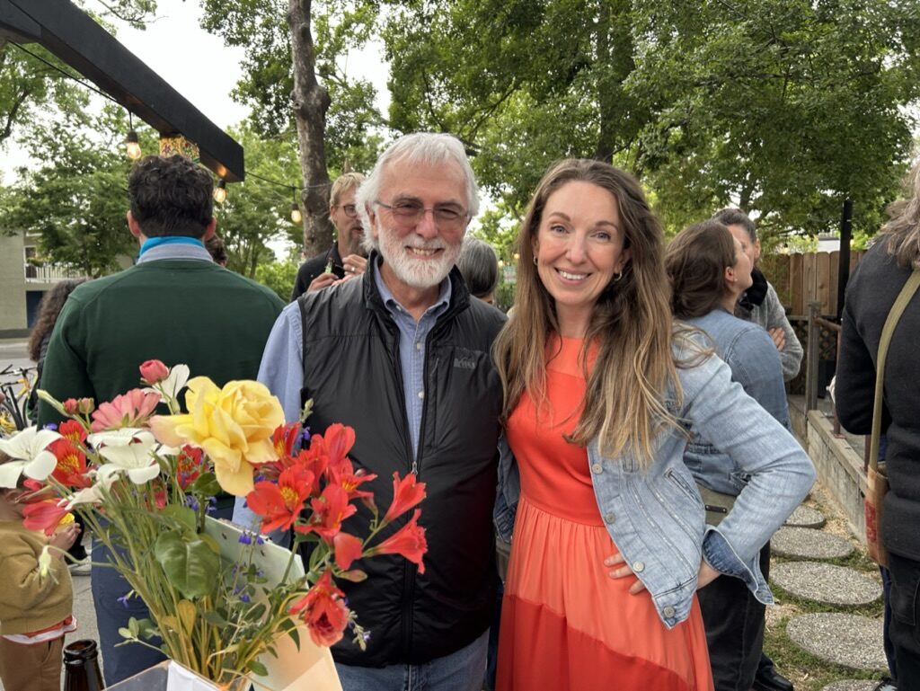 Judy with Yolo County Supervisor Don Saylor